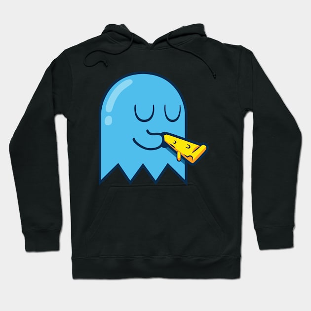 Pizza for Blue Ghosts Hoodie by Mayha